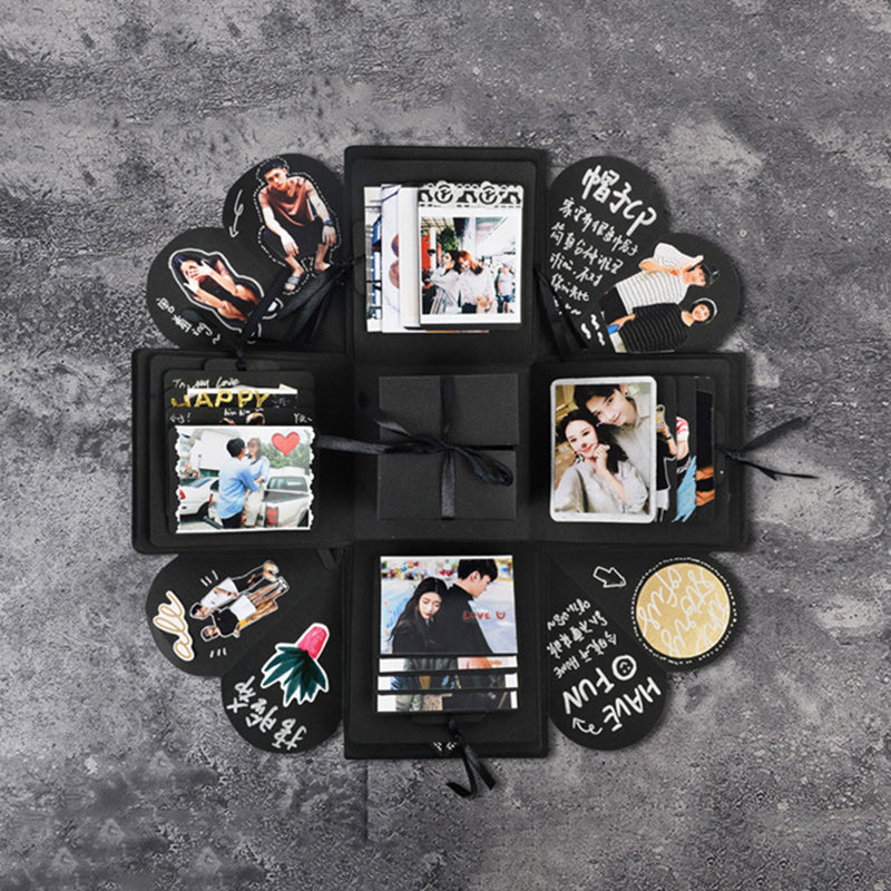 Date Night In DIY Explosion Photo Album