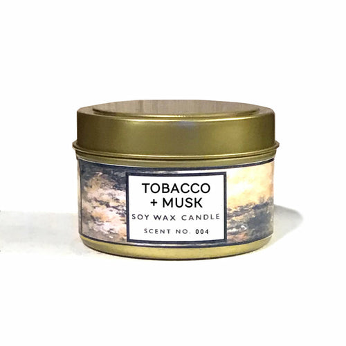 Date Night In Tobacco + Musk Soy Wax Candle