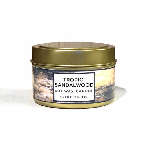 Date Night In Tropic Sandalwood Soy Wax Candle