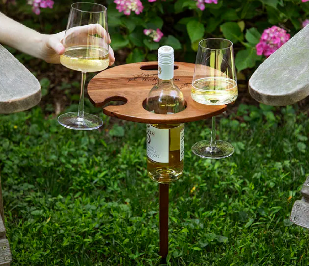 Date Night In: Portable Outdoor Wine Table